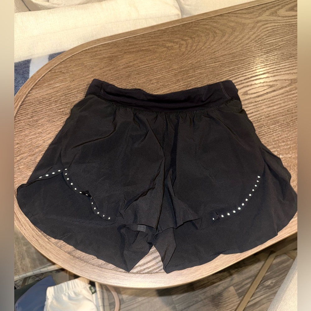 lululemon Fast and Free Black Shorts